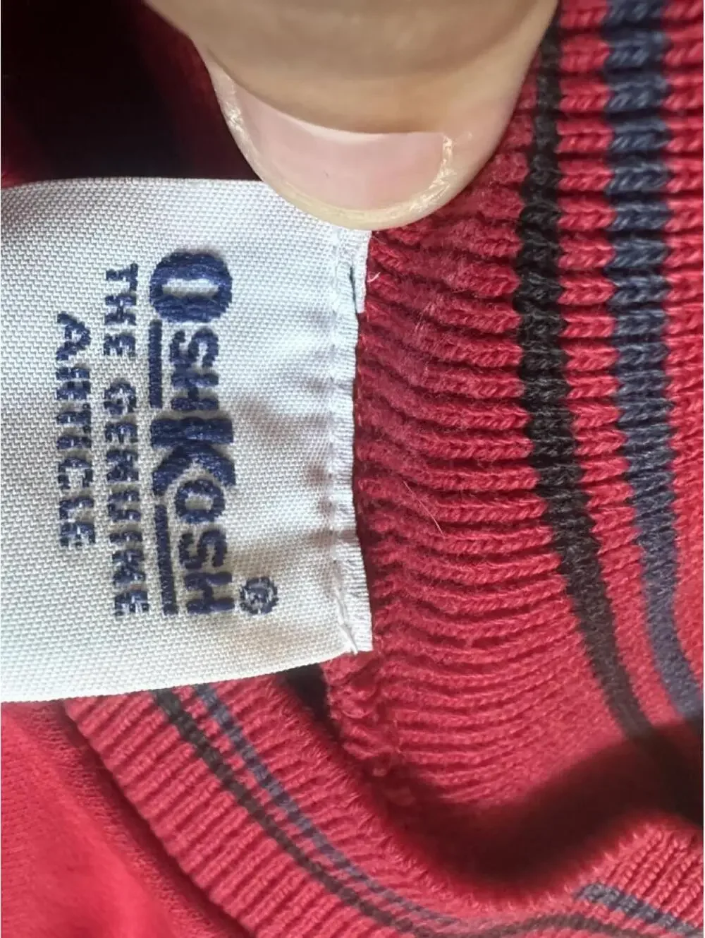 Red Osh Kosh vintage 90s crewneck sweatshirt